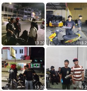 Timsus Dayok Mirah Polres Pematangsiantar Amankan Lima Sepedamotor Knalpot Brong