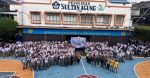 Motivasi 500 Anak Sat Lantas Polres Pematangsiantar Police Go To School di SMA YP Sultan Agung